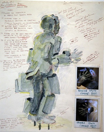 Terry Allen, Study for 'Shaking Man', 1991
mixed media on paper, 18 x 15 in. (45.7 x 38.1 cm)
TAL-050