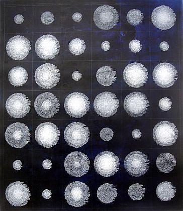 John Adelman, Gadrooing, 2007-2008
Gel ink on paper, 51 1/2 x 44 1/2 in. (130.8 x 113 cm)
JAD-080