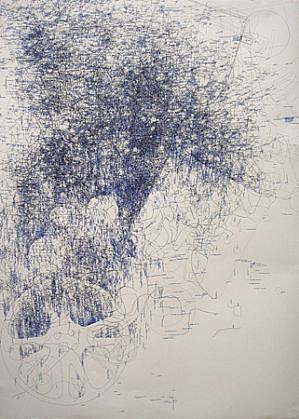 John Adelman, Inventory, 2011
Gel ink on paper, 50 x 36 in. (127 x 91.4 cm)
JAD-142