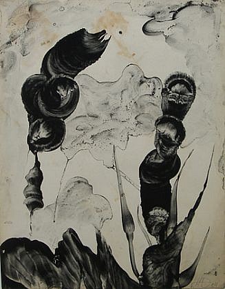 Virgil Grotfeldt, Untitled, 2004
Coal dust and acrylic on found paper, 14 x 11 in. (35.6 x 27.9 cm)
2 sided
VGR-048