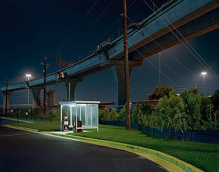 Mike Osborne, Untitled (Interchanges), 2005
Inkjet print; Edition of 5, 40 x 50 in. (101.6 x 127 cm)
phone booth -framed edition 1/5
MOS-001