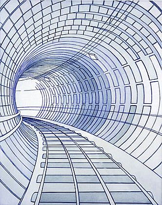 William Steiger, Tunnel, 2002
Etching and Aquatint on Rives BFK paper, 26 1/2 x 22 1/2 in. (67.3 x 57.1 cm)
22/25
WST-008