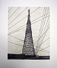 William Steiger, Transmission Tower
1995, color lithograph, editon of 30