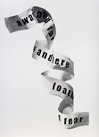 Randy Twaddle, Reason and Rhyme, vers. 2, 2006
Charcoal on paper, 60 x 43 1/2 in. (152.4 x 110.5 cm)
RTW-013