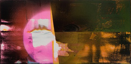 Michelle Mackey, Half Light, 2014
Latex enamel, shellac and joint compound on wood panel, 11 x 22 in. (27.9 x 55.9 cm)
MMA-017