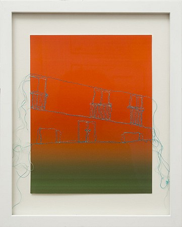 Rebecca Carter, Places We Used To Live 9, 2014
rayon thread on cotton rag, 14 x 11 in. (35.6 x 27.9 cm)
RCA-012