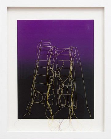 Rebecca Carter, Places We Used To Live 13, 2014
rayon thread on cotton rag, 14 x 11 in. (35.6 x 27.9 cm)
RCA-015