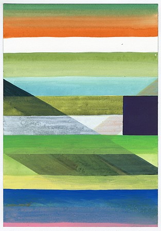 Matt Rich, Purple Square, 2014
Gouache on paper, 10 1/4 x 7 in.
MRI-032