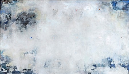 Raphaëlle Goethals, Dust Stories (Echoes), 2015
Wax, resin and pigments on birch panel, 48 x 84 in.
RGO-005