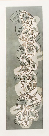Joan Winter, Rise and Fall II, 2009
Color soft ground line etching and aquatint on Rives BFK paper, Edition AP 2/2, 60 x 21 1/4 in.
JWI-143