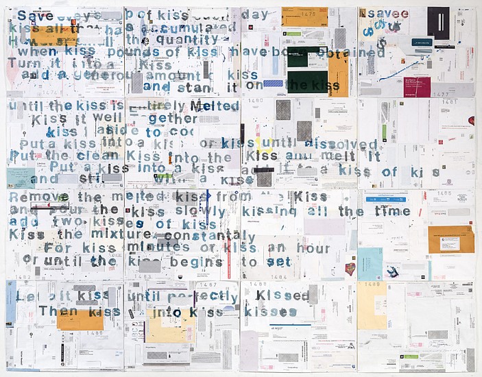 James Drake, Blue Kiss, 2016
ink on envelopes mounted on archival paper, 76 x 96 in.
JDR-054