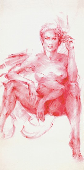 James Drake, Seated Women (Eve), 2010
Pastel on paper, 90 x 52 in.
JDR-066