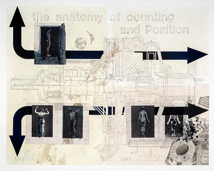 James Drake, Anatomy of Counting, 2014-2016
ink, charcoal, pastel on envelopes mounted on archival paper, 40 x 48 in.
JDR-061