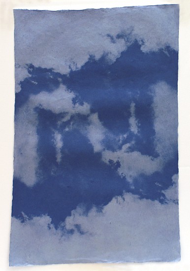 Joan Winter, Sky Blue, 2017
Screenprint on Lamali hand-made paper/unique, 36 1/2 x 29 in.
JWI-193