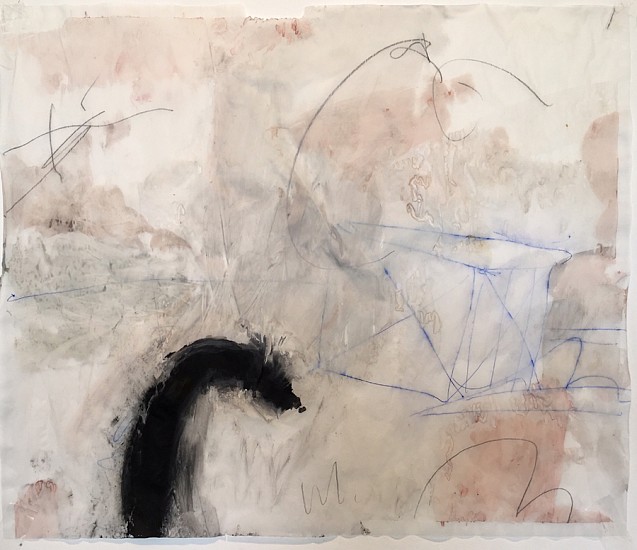 Stuart Arends, Moonlight on the River 41, 2018
Watercolor, ink, and pencil on tracing paper, 14 x 17 in.
SAR-006