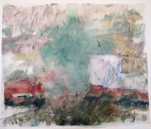 Stuart Arends, Moonlight on the River 48, 2018
Watercolor, ink, and pencil on tracing paper, 14 x 17 in.
SAR-011