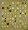Christopher French, Base 10 (Mustard Green Ground)
2007, Braille paper with oil and acrylic on linen