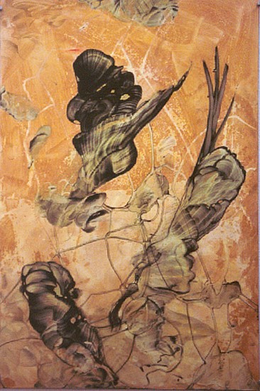 Virgil Grotfeldt, Melancholy, 2005
powdered coal and acrylic on clayboard, 36 x 24 in.
VGR-026