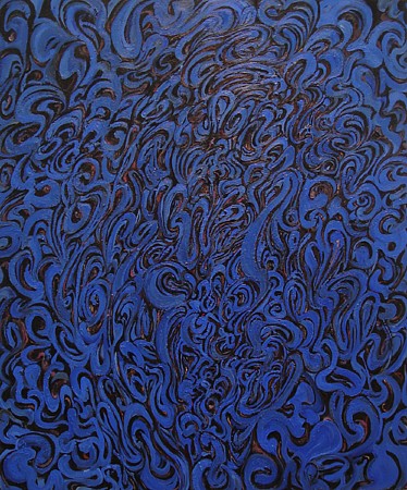 Sydney Yeager, Magnetic field, 2002/3
Oil on canvas, 72 x 60 in.
SYE-001