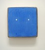 Otis Jones, Blue Square with Two White Squares
2011, Mixed media on canvas