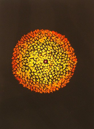 Jackie Tileston, Mysore Drawing #117, 2004
Oil and mixed media on linen, 15 x 11 in.
JTI-026