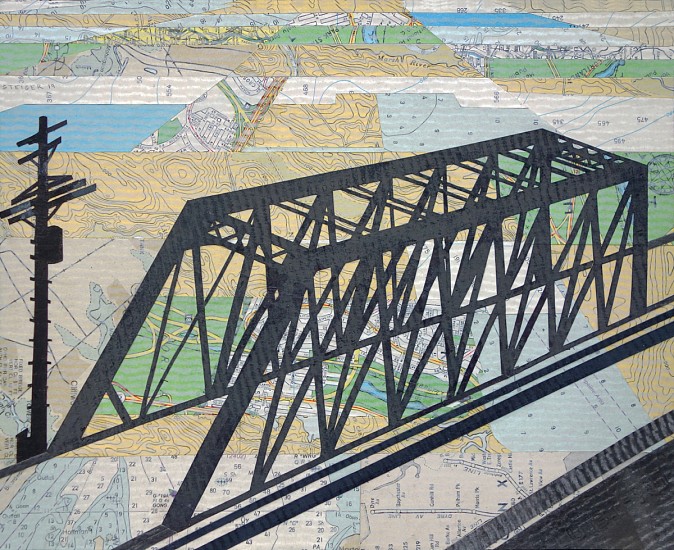 William Steiger, Fixed Bridge, 2019
collage of found and cut paper, gouache, glue, 8 x 10 in.
WST-061