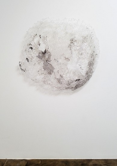 Rebecca Carter, Moon, 2012
Cotton, polyester and rayon thread, 40 x 45 x 1 1/2 in.
RCA-047