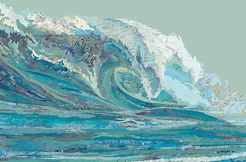 Matthew Cusick, Mylan's Wave, 2012
Original print on Canson BFK paper, Edition of 10, 21 x 32 in.
MCU-065