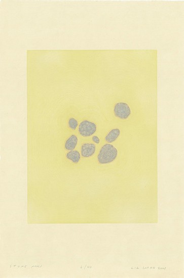 Liz Ward, Increments Suite - Stone Pools, 2000
Intaglio on Japanese Paper, Ed. of 40 (AP II/V), 35 x 25 in.
LWA-009