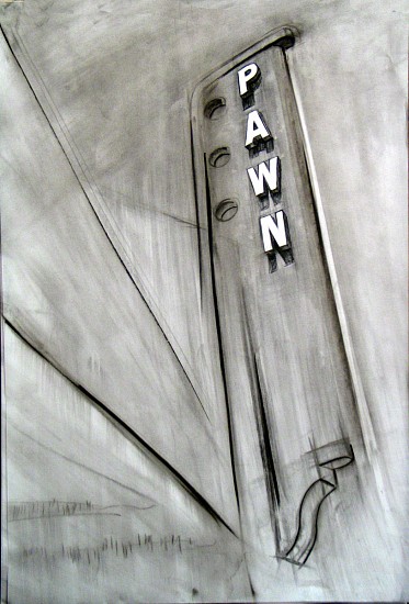 Kim Cadmus Owens, Pawn, 2007
Charcoal on paper, 36 x 24 in. (91.4 x 61 cm)
KOW-019