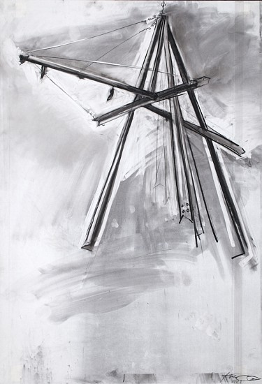 Kim Cadmus Owens, Study for Signifier, 2001
Charcoal on paper, 36 x 24 in.
KOW-110