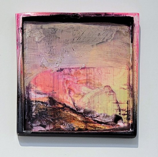 Michelle Mackey, Rest, 2022
Acrylic and vinyl paint on shaped wooden panel, 7 3/4 x 8 in.
MMA-065