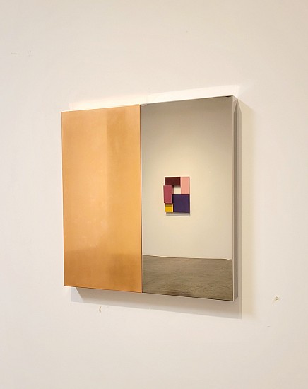 Margo Sawyer, Synchronicity of Color - Mirror Copper and Stainless, 2020-2024
copper and stainless steel, 34 x 34 x 3 in.
MSA-116