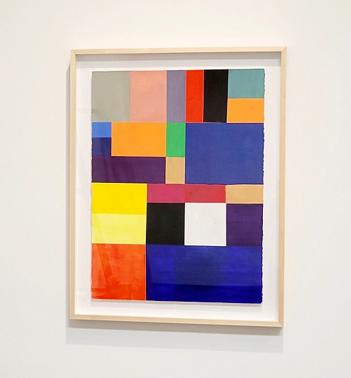 Margo Sawyer, Synchronicity of Color - Presence and Absence of Color, 2023
Gouache on paper, 30 x 22 in.
MSA-122